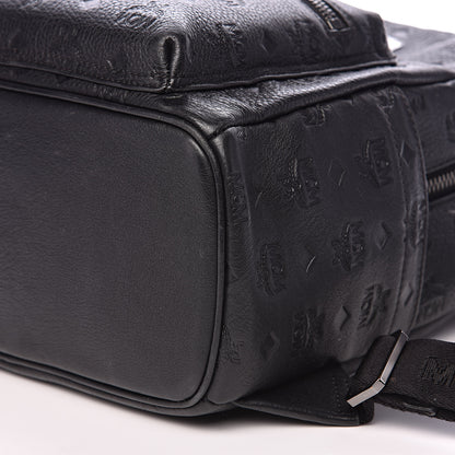 MCM Calfskin Ottomar Small Stark Backpack Black 8 of 12