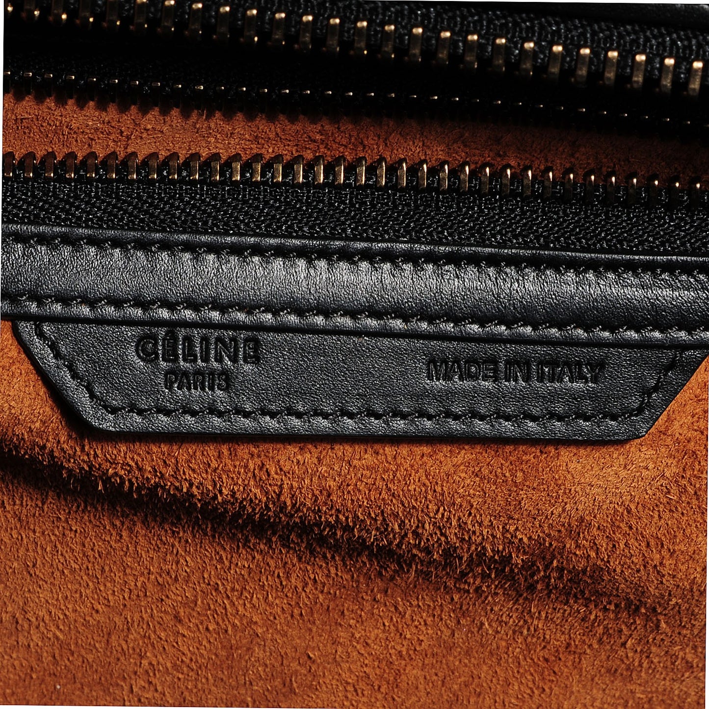Drummed Calfskin Micro Tri-Color Luggage Indigo