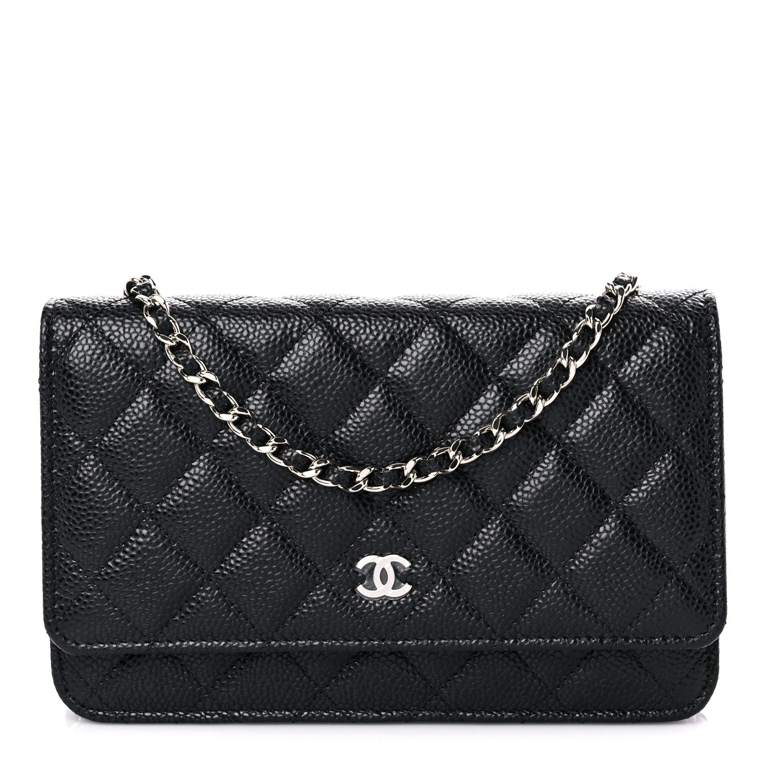 Chanel Caviar Quilted Wallet On Chain WOC Black 1 of 11