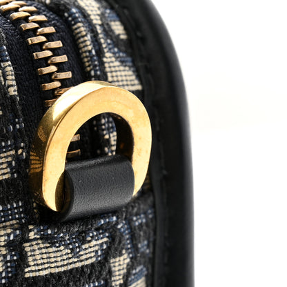 Christian Dior Oblique Diorquake Clutch Blue 8 of 8