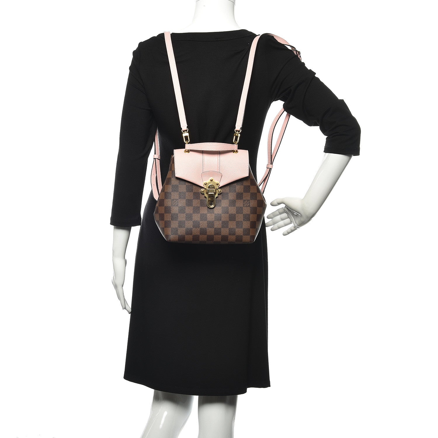 Louis Vuitton Damier Ebene Clapton Backpack Magnolia 2 of 11
