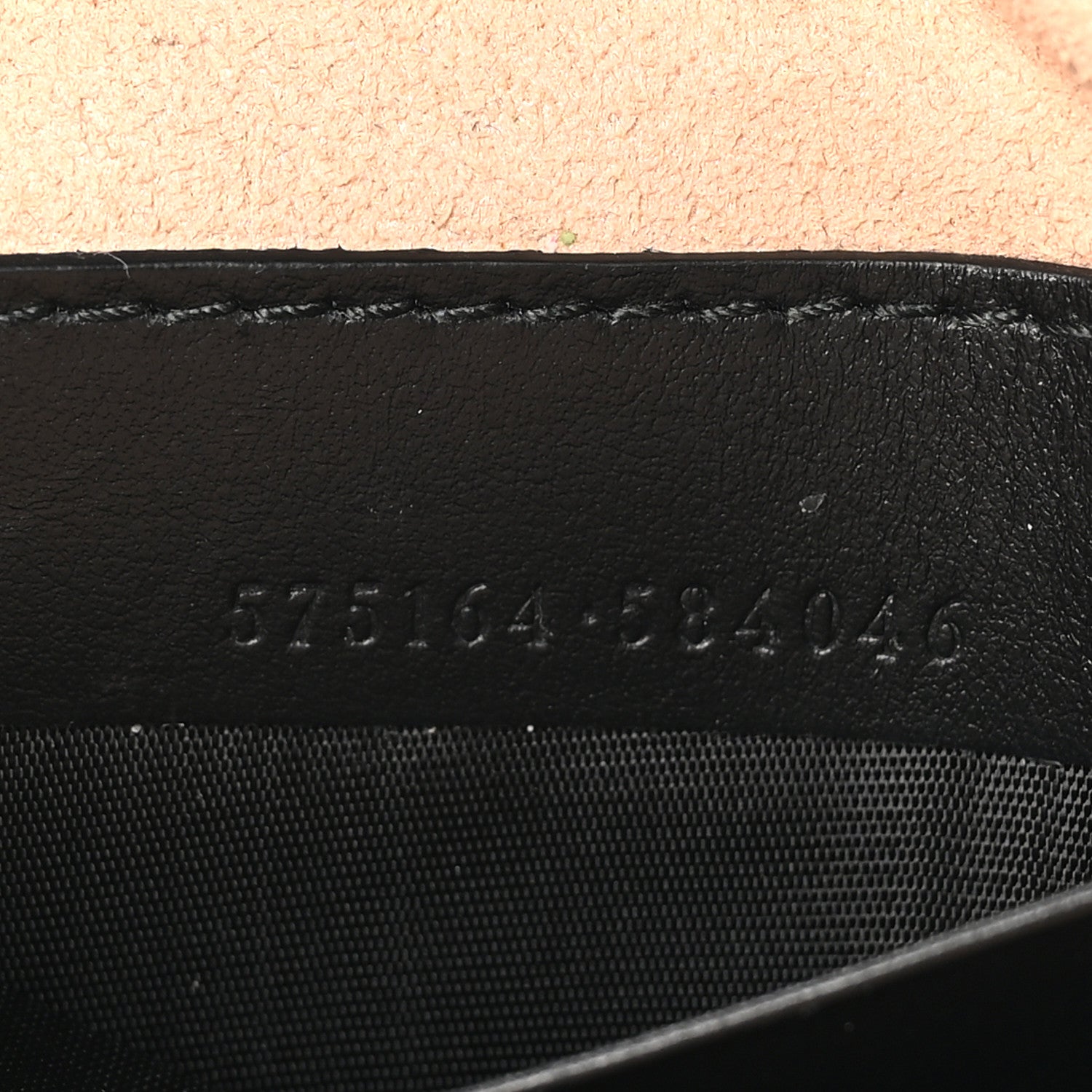 Gucci Calfskin Matelasse GG Marmont Round Wrist Wallet Black 6 of 9