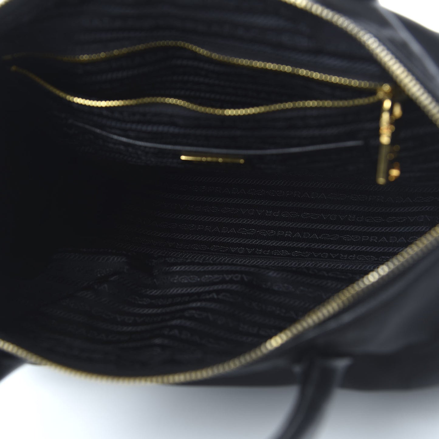 Tessuto Nylon Saffiano Tote Black