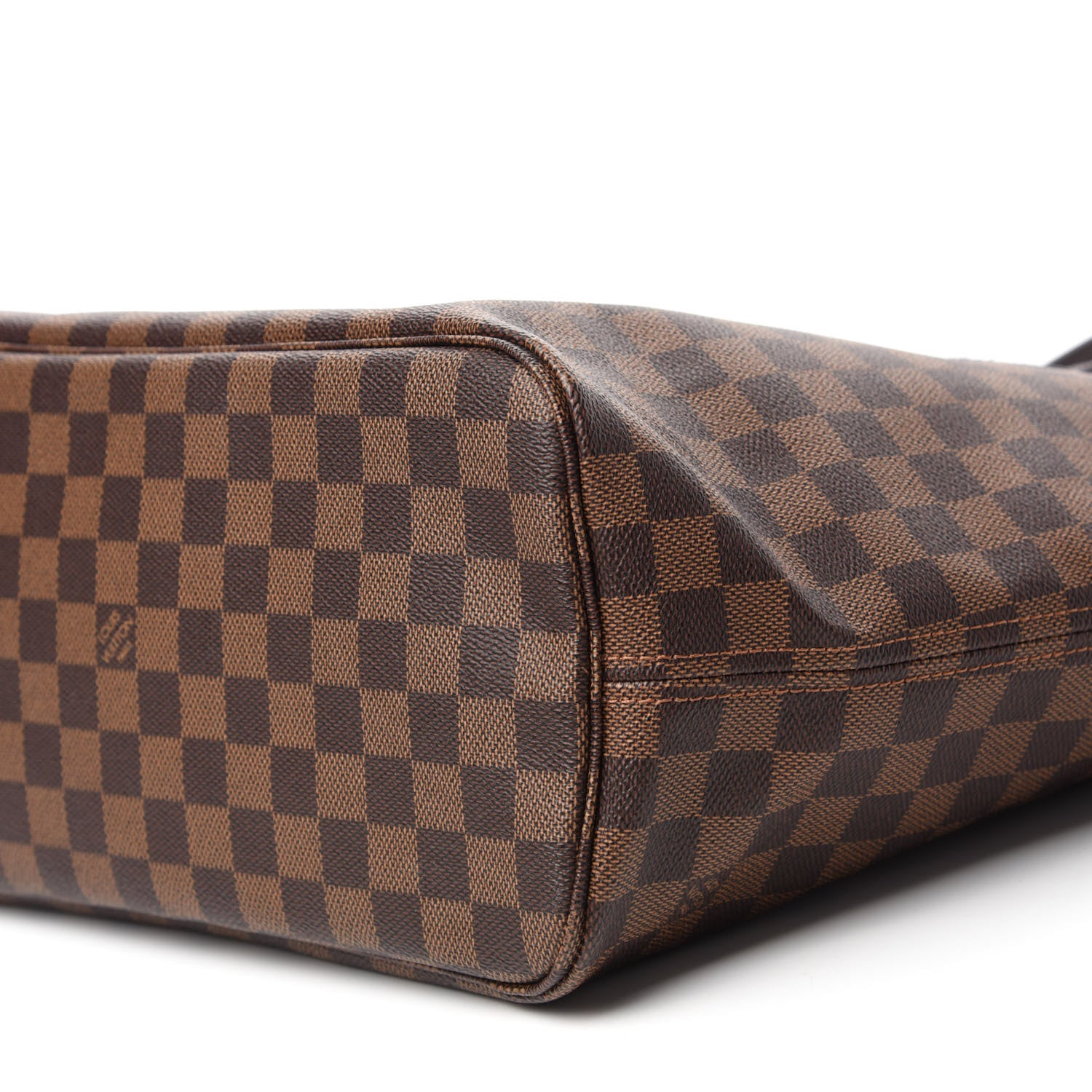 Louis Vuitton Damier Ebene Neo Neverfull MM Rose Ballerine 7 of 11