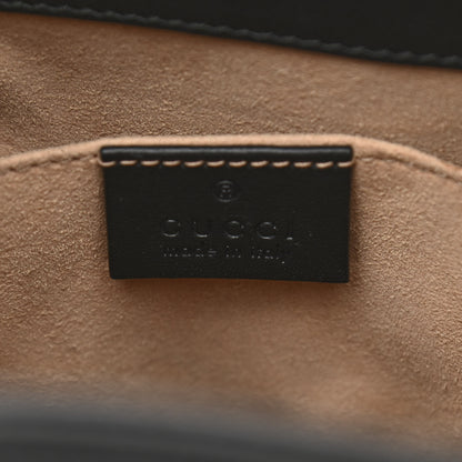 Gucci Suede Patent Web Small Ophidia Bucket Bag Black 6 of 10