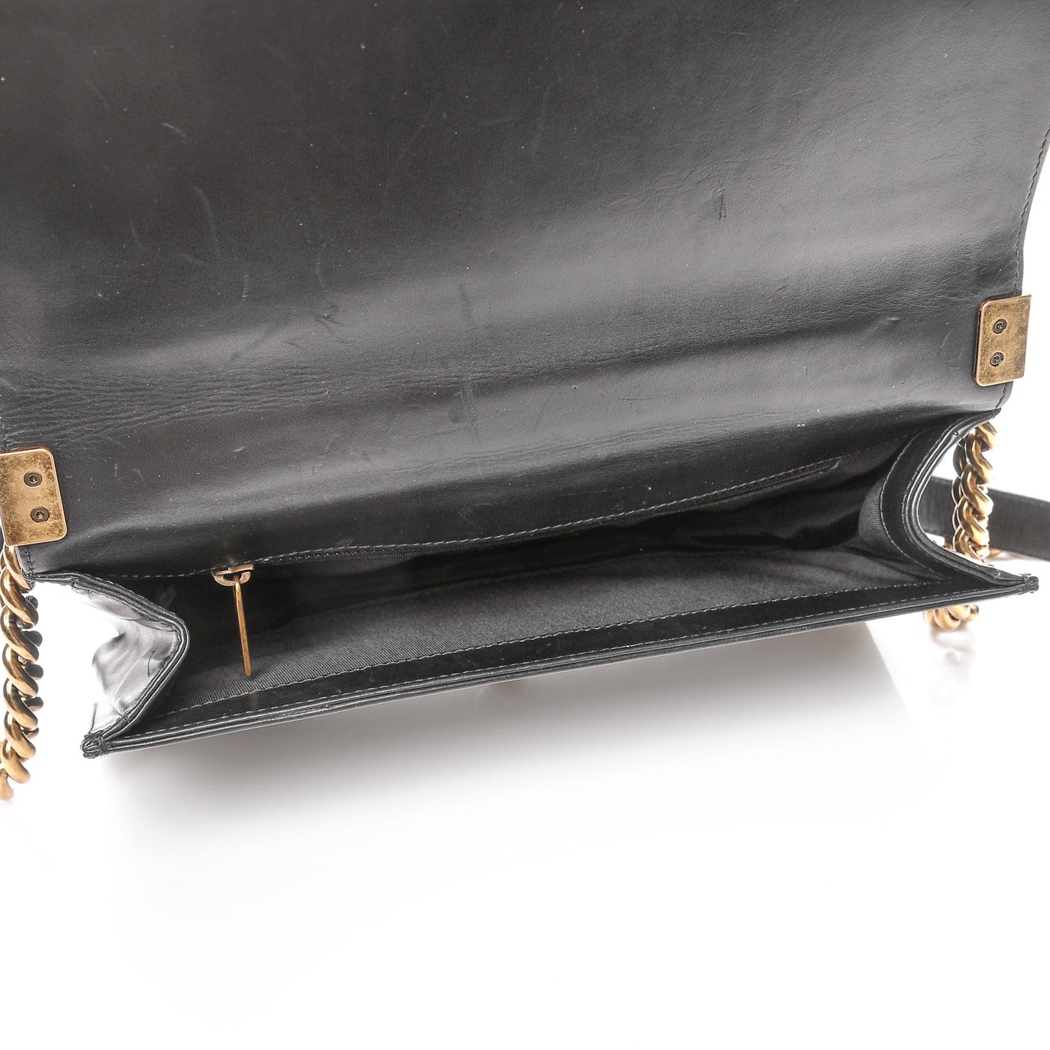 Chanel Glazed Calfskin Medium Boy Flap Black 6 of 11