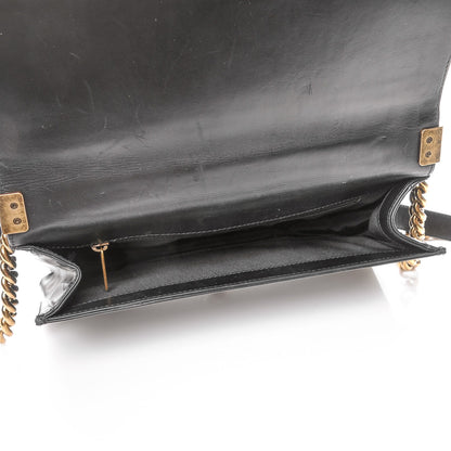 Chanel Glazed Calfskin Medium Boy Flap Black 6 of 11