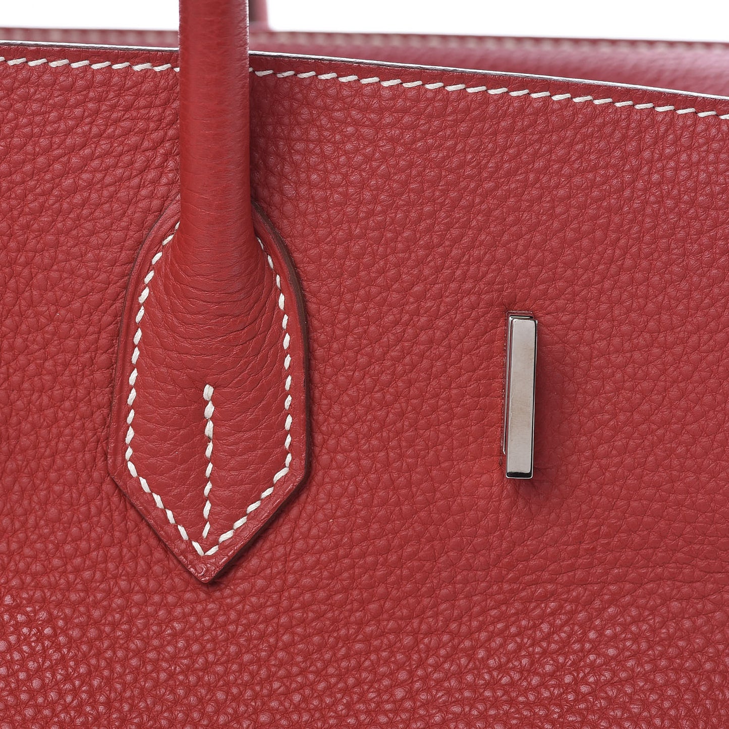 Togo Horseshoe Birkin 35 Rouge Garance