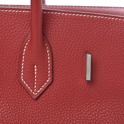 Hermes Togo Horseshoe Birkin 35 Rouge Garance 30 of 42