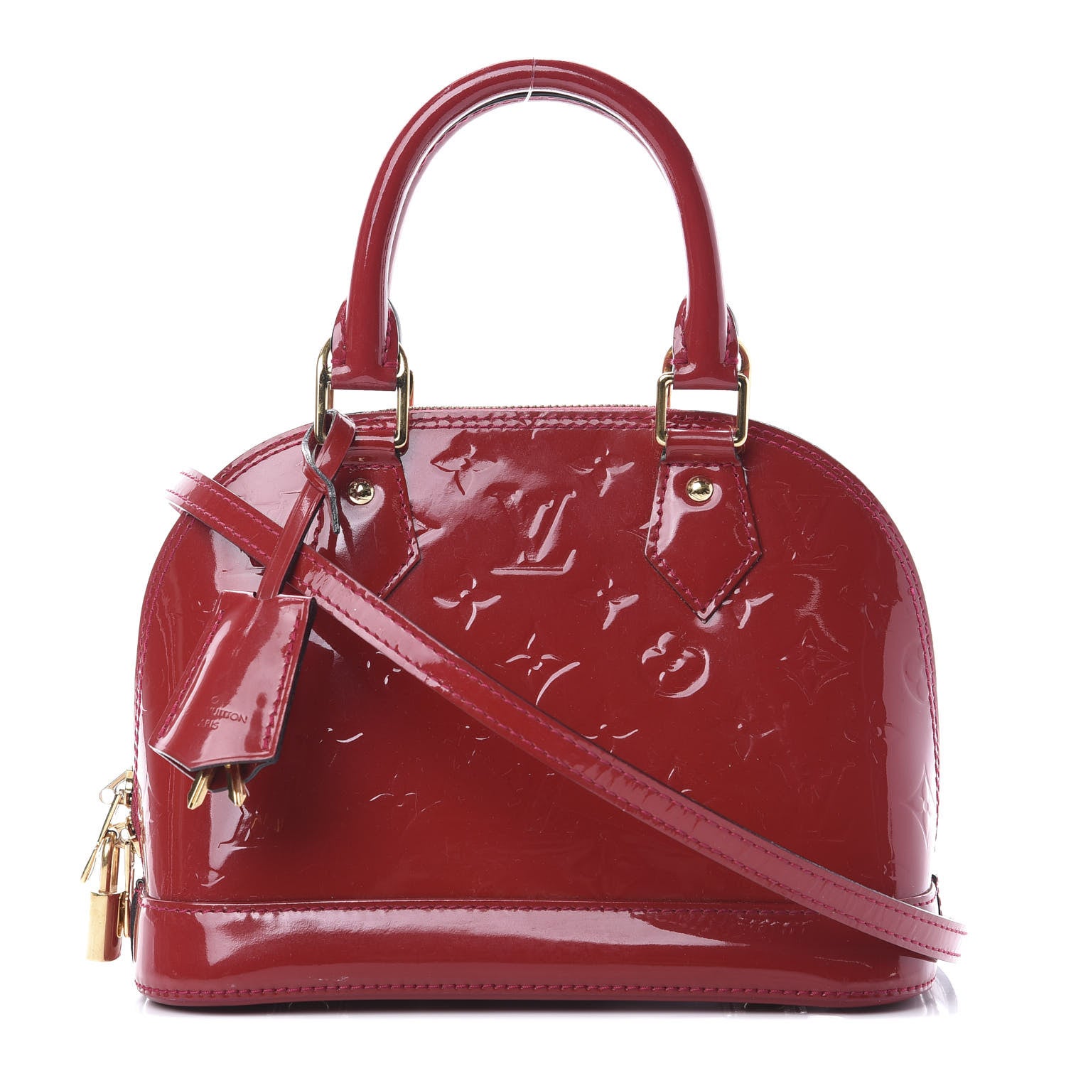 Louis Vuitton Vernis Alma BB Rose Indien 1 of 14