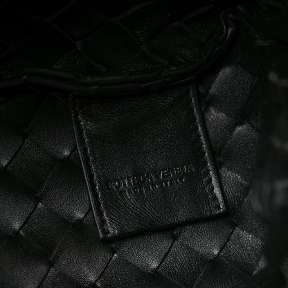 Bottega Veneta Nappa Intrecciato Small Campana Shoulder Bag Black 6 of 11