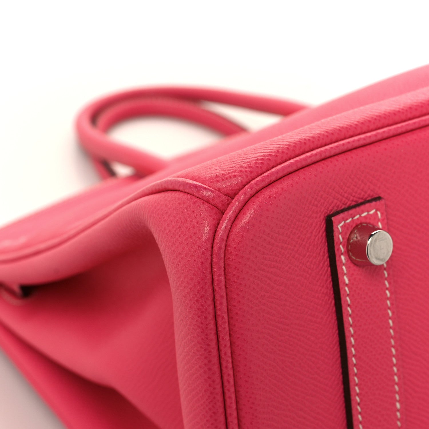 Hermes Epsom Candy Birkin 35 Rose Tyrien Rubis 11 of 12