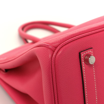 Hermes Epsom Candy Birkin 35 Rose Tyrien Rubis 11 of 12