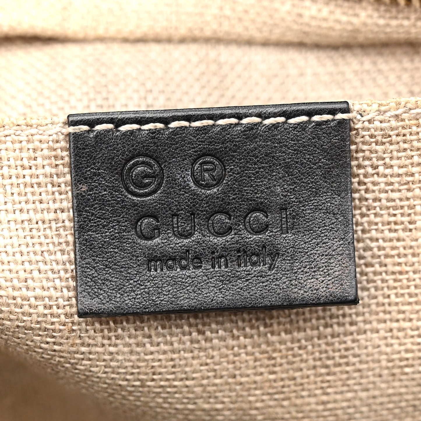 Microguccissima Mini Bree Messenger Bag Black