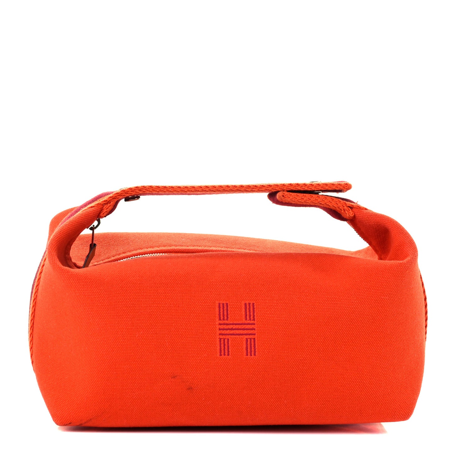 Canvas Small Bride-A-Brac Pouch Orange Burgundy