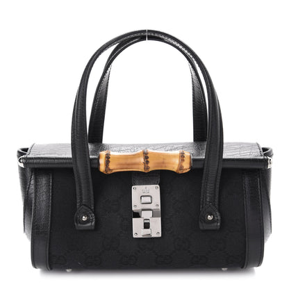 Gucci Monogram Small Bamboo Bullet Black 1 of 10