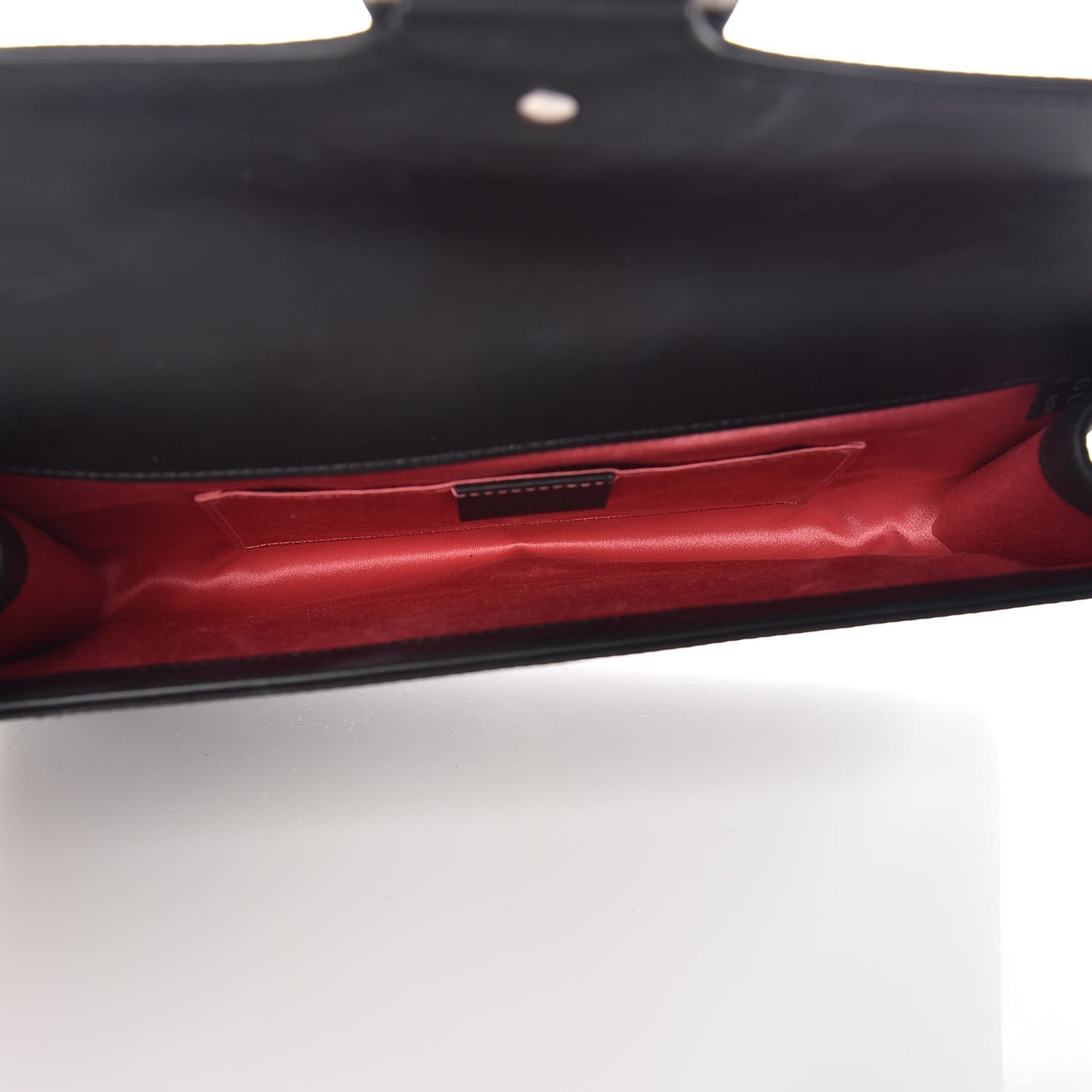 Satin Dionysus Clutch Black