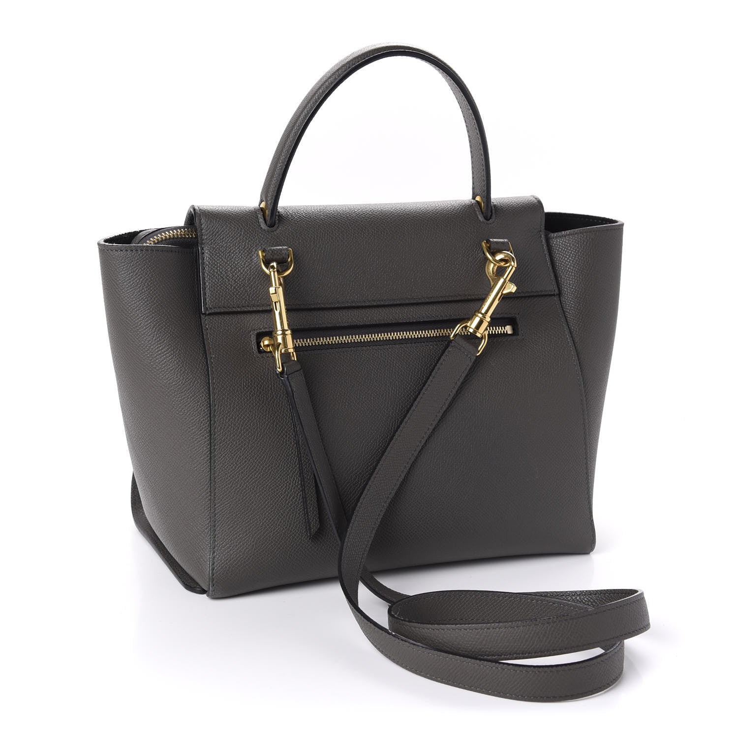 Celine Baby Grained Calfskin Micro Belt Bag Grey 4 of 13