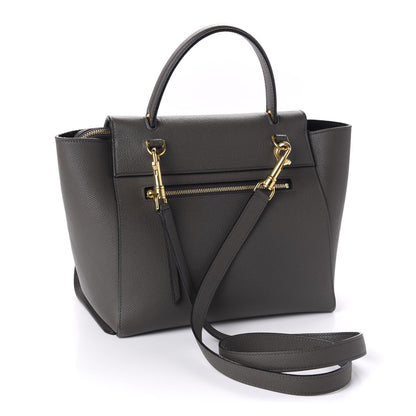 Celine Baby Grained Calfskin Micro Belt Bag Grey 4 of 13