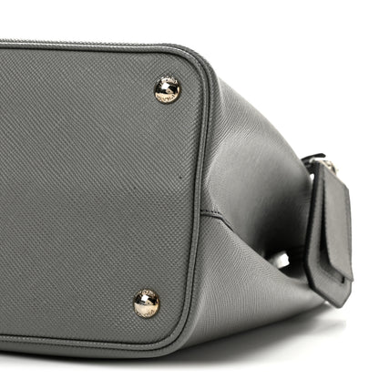 Prada Saffiano Cuir Medium Double Bag Marmo 11 of 14