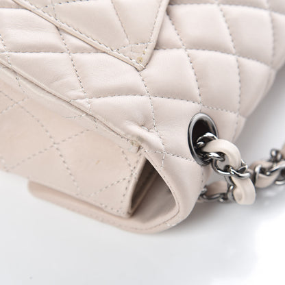 Chanel Lambskin Quilted Mini Rectangular Flap Light Beige 14 of 16