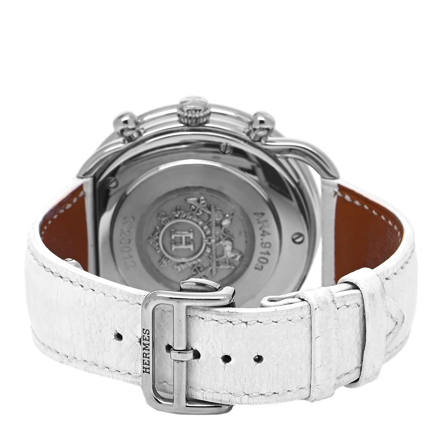 Stainless Steel Courchevel 43mm Arceau Automatic Watch Blanc