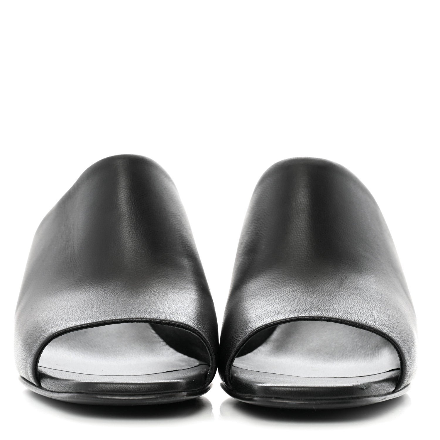 Hermes Nappa Glossy 60 Sandals 36 Black 3 of 10