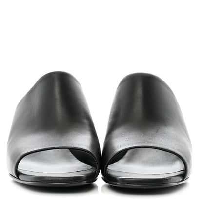 Hermes Nappa Glossy 60 Sandals 36 Black 3 of 10