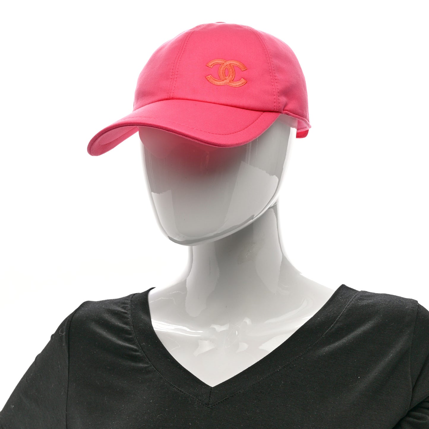 Cotton CC Cap Hat Fuchsia Orange