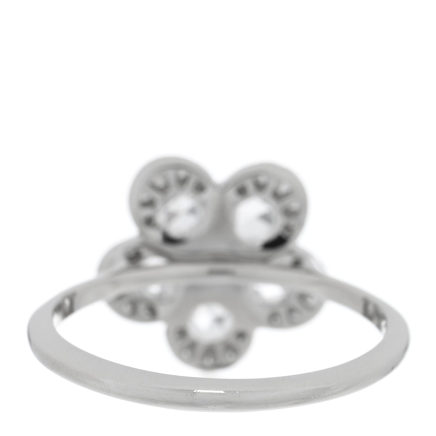 Platinum Diamond Enchant Flower Ring 54 7