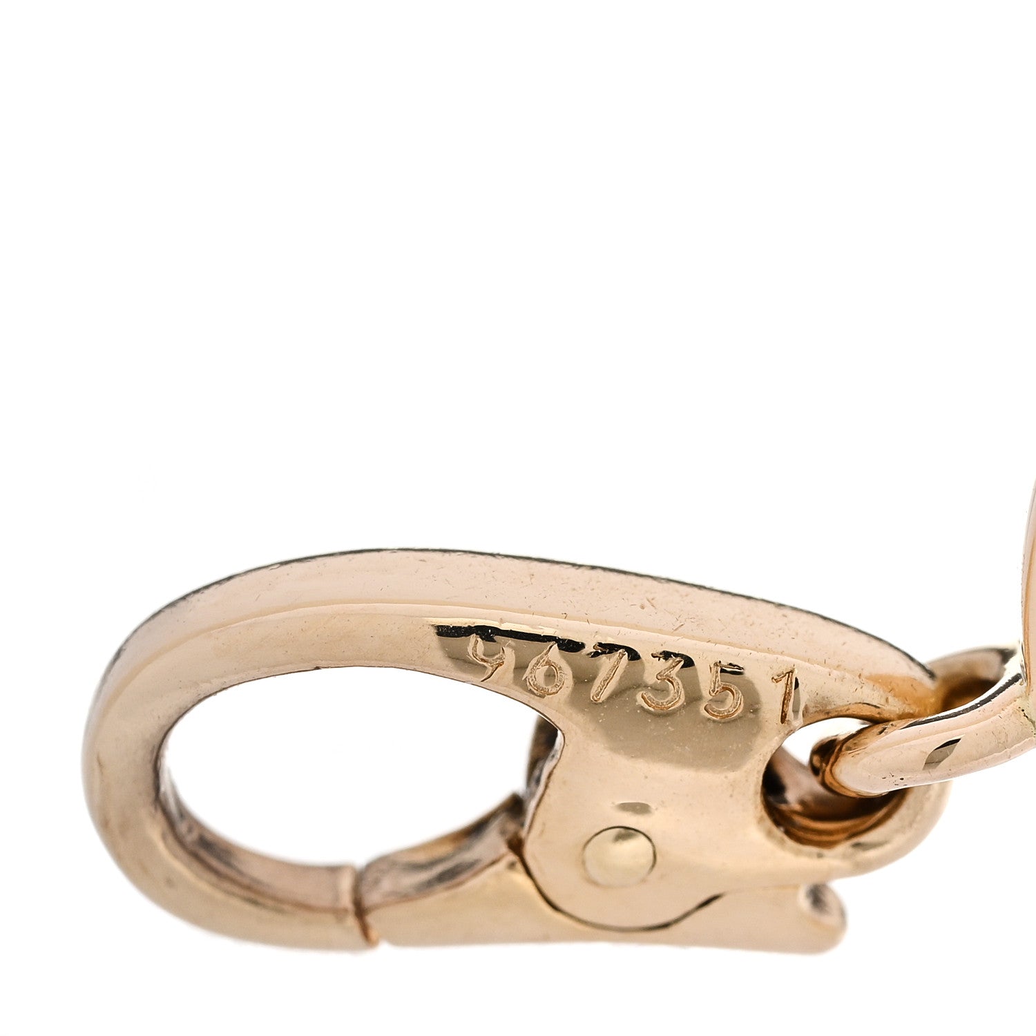 Cartier 18K Yellow Gold Diamond LOVE Ring Charm 4 of 4