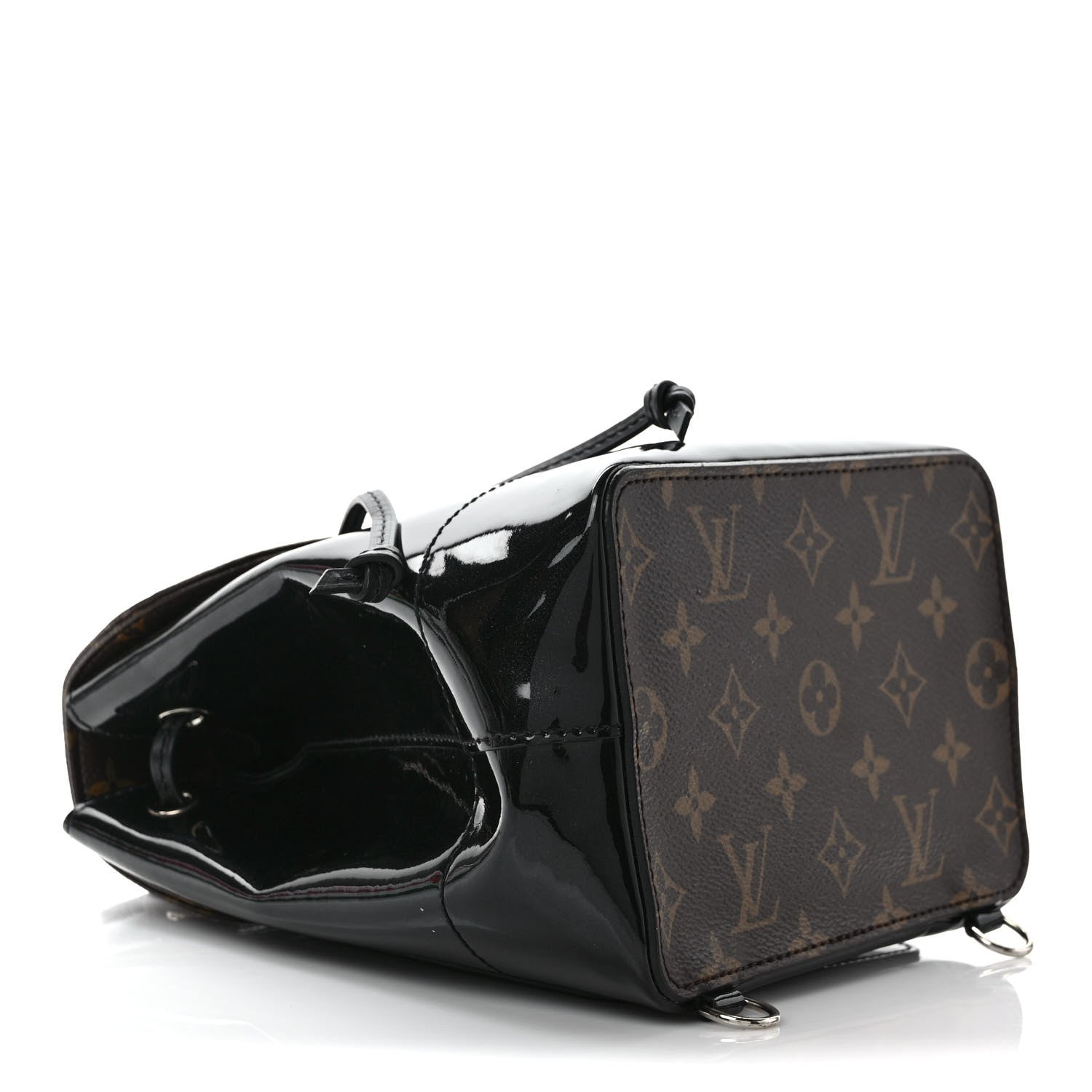 Louis Vuitton Patent Monogram Hot Springs Backpack Black 4 of 11