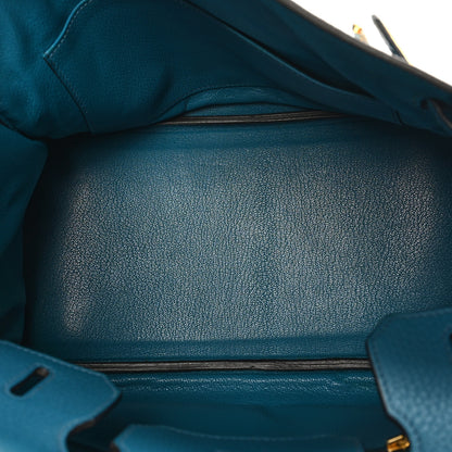 Hermes Togo Birkin 30 Bleu Izmir 6 of 11