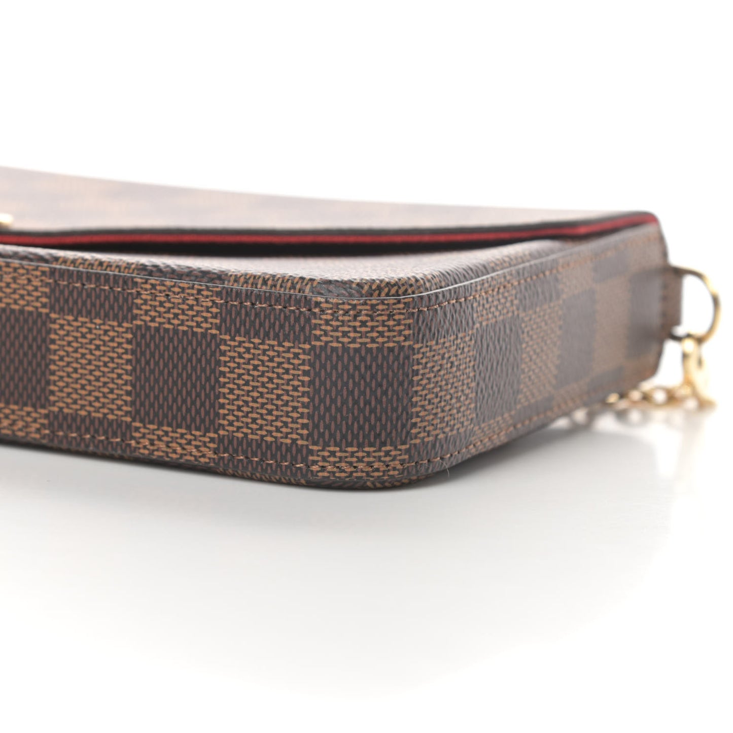 Damier Ebene Pochette Felicie Chain Wallet