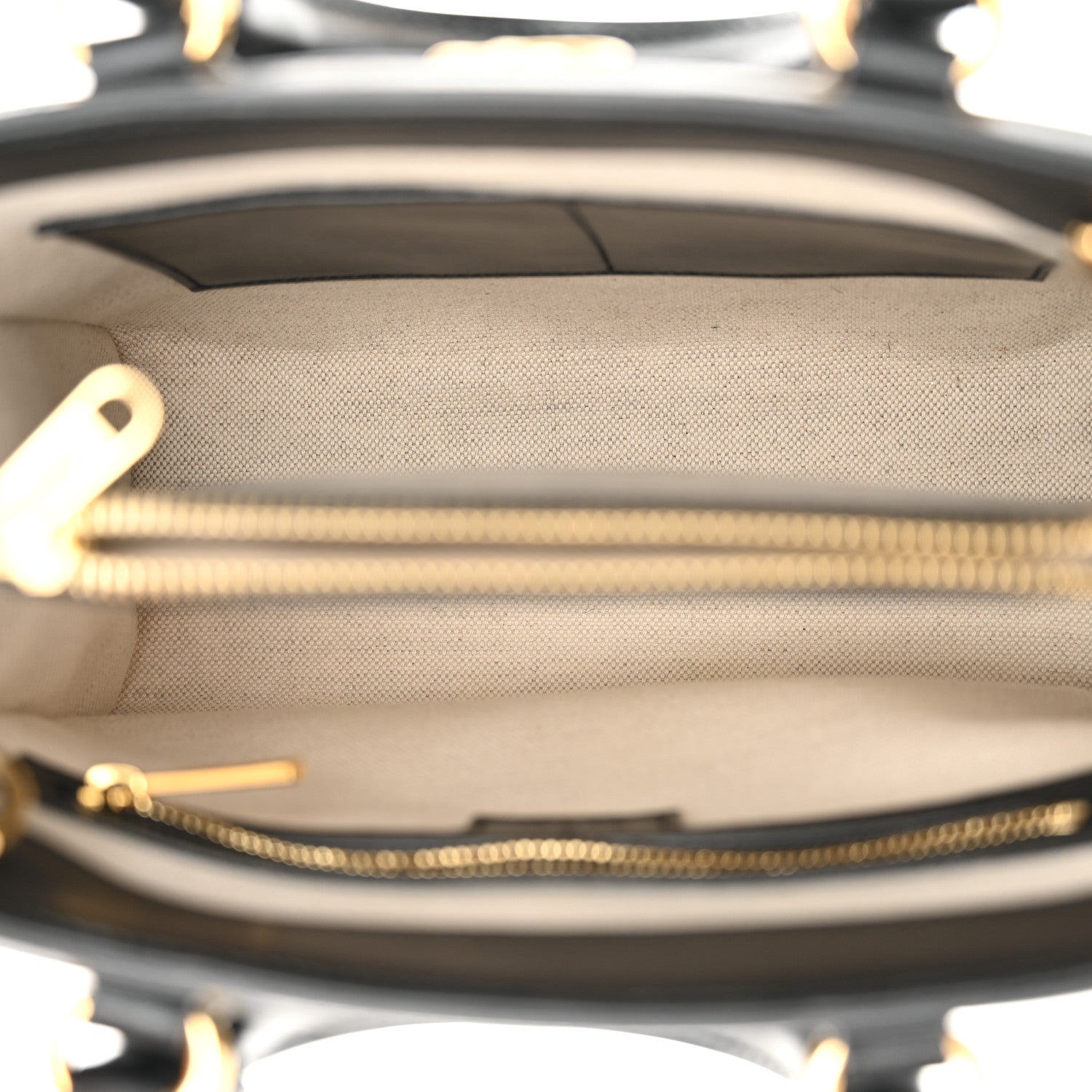 Gucci Calfskin GG Matelasse Mini Tote Bag Black Natural 5 of 10