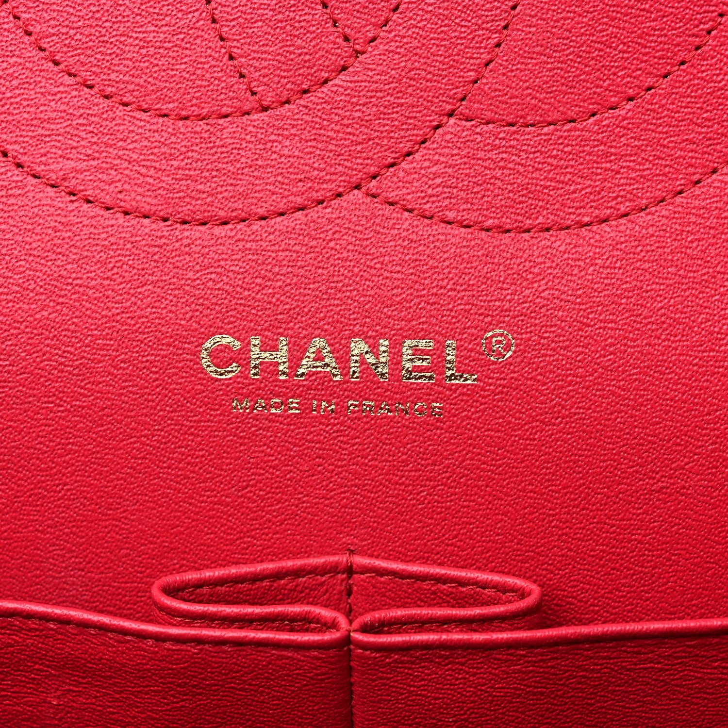 Chanel Lambskin Quilted Jumbo Double Flap Dark Pink 5 of 15