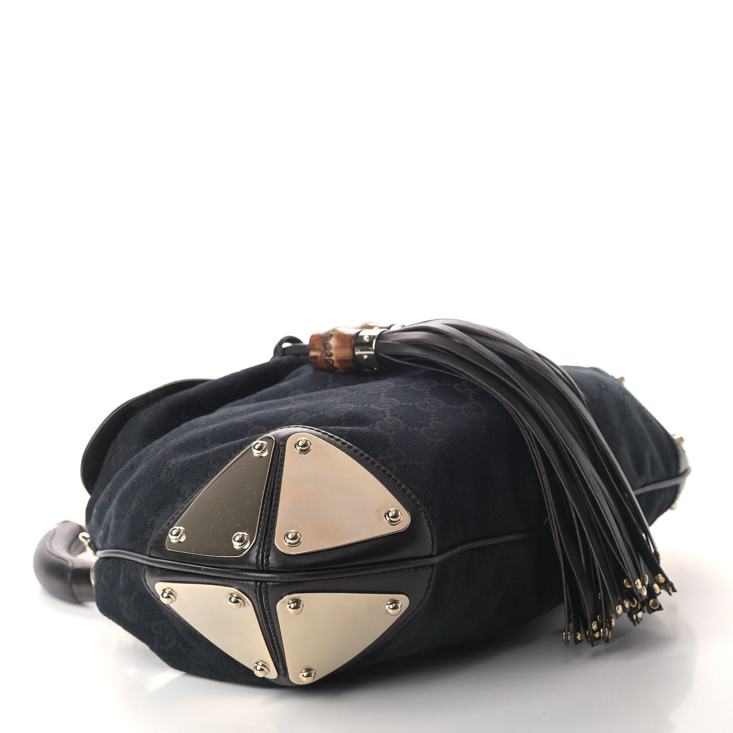 Monogram Medium Indy Top Handle Hobo Black