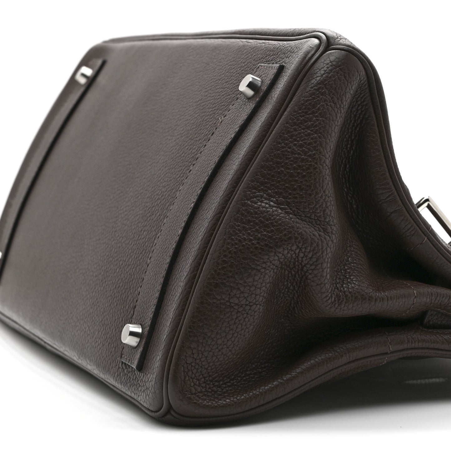 Taurillon Clemence JPG Birkin 42 Chocolate