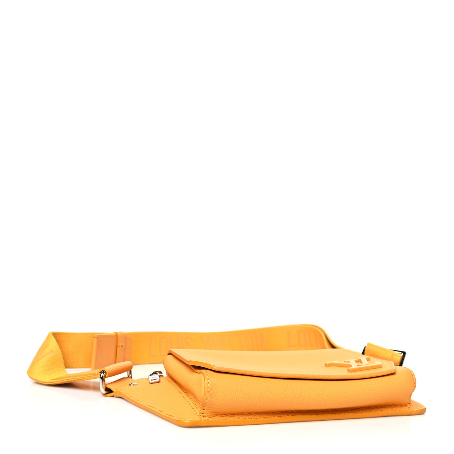 Grained Calfskin Aerogram Takeoff Sling Safran Yellow