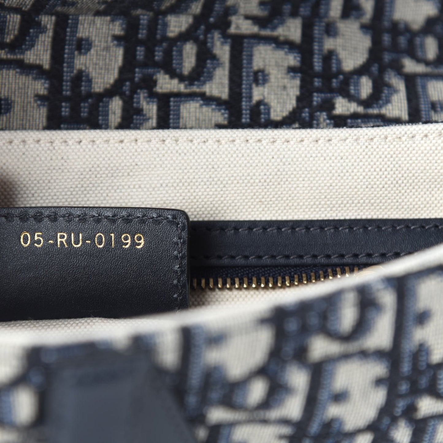 Oblique Saddle Bag Blue
