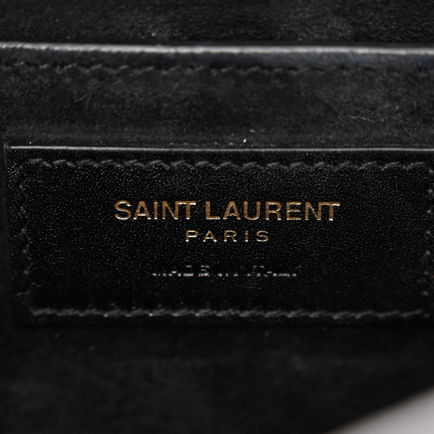 Saint Laurent Calfskin Betty Messenger Black 6 of 11