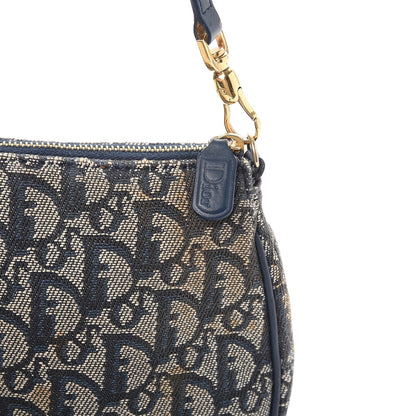 Christian Dior Monogram Mini Saddle Pochette Navy 11 of 11