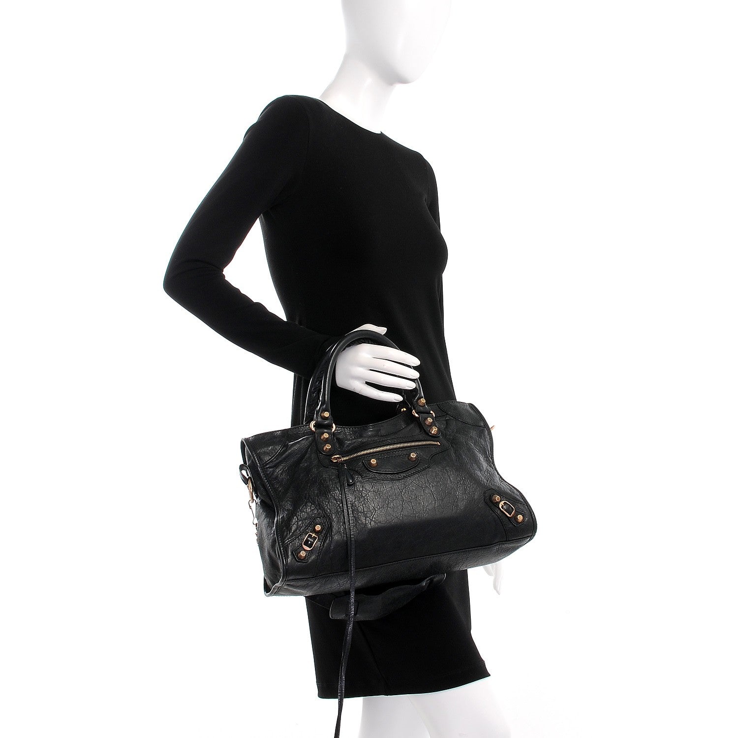 Balenciaga Agneau Giant 12 Rose Gold Hardware City 2 of 13