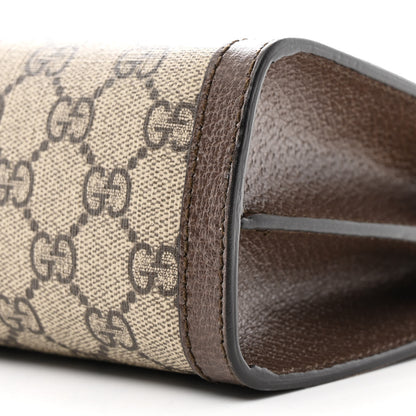 Gucci GG Supreme Monogram Web Small Ophidia Chain Shoulder Bag Brown 11 of 11
