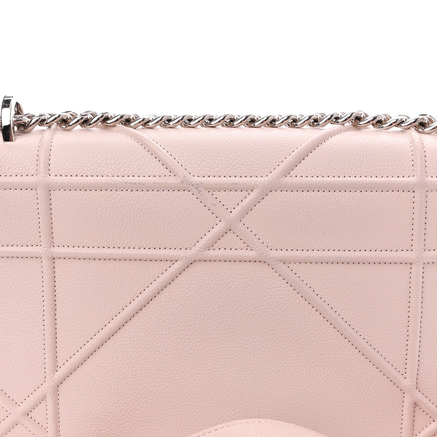 Grained Calfskin Medium Diorama Flap Bag Rose Poudre