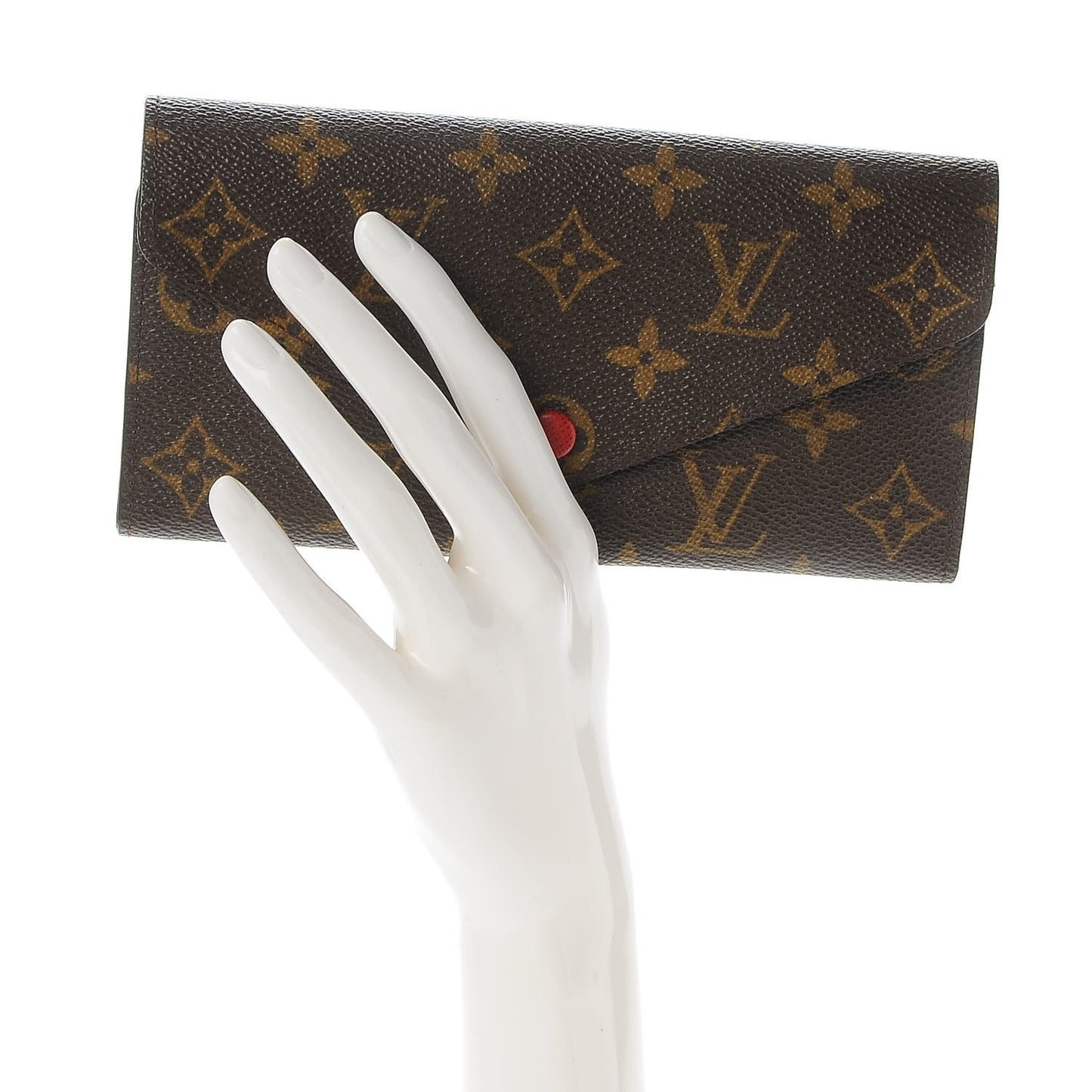 Monogram Josephine Wallet Red