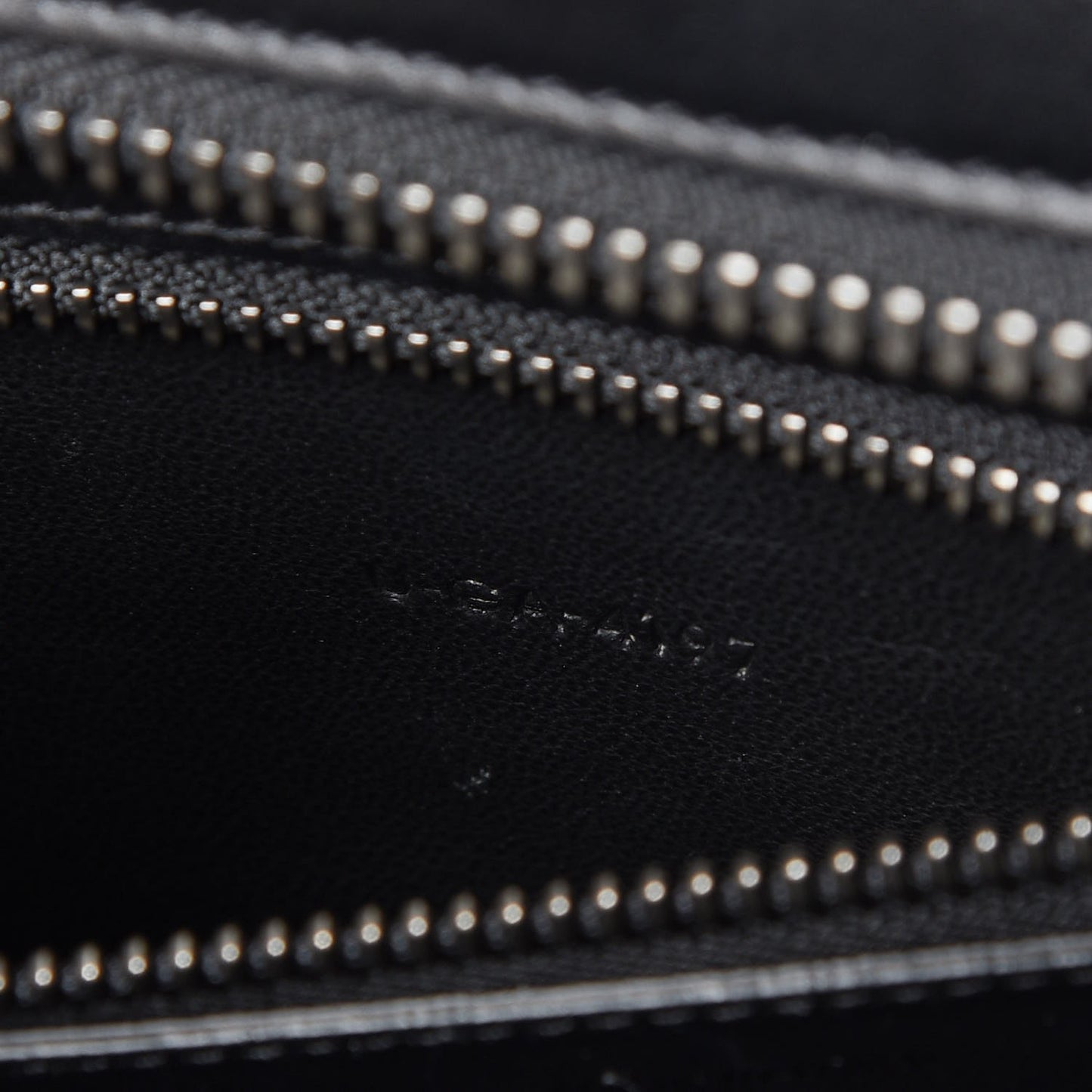Baby Grained Calfskin Nubuck Tri-Color Micro Luggage Iceberg