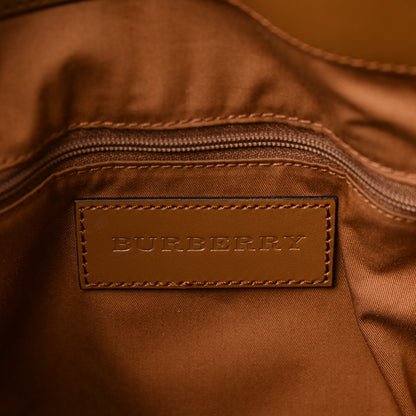 Burberry Haymarket Check Medium Golderton Tote Mid Camel 6 of 10