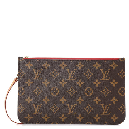 Louis Vuitton Monogram Neverfull MM GM Pochette Cherry 1 of 7