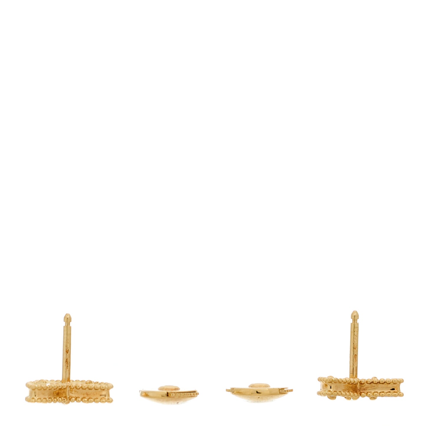 18K Yellow Gold Mother of Pearl Sweet Alhambra Butterfly Earrings